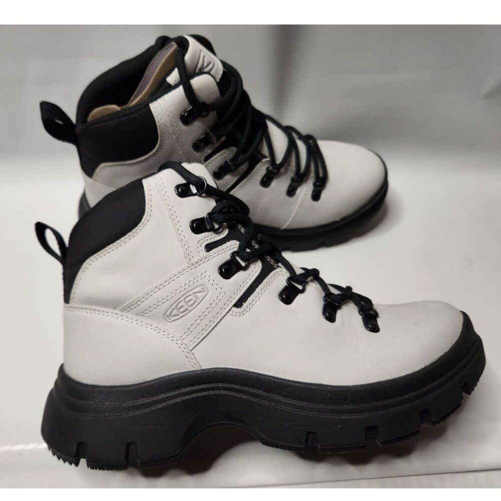 KEEN Kosa Pyrenees Hiking Boots Silver Birch Black Women’s 7.5